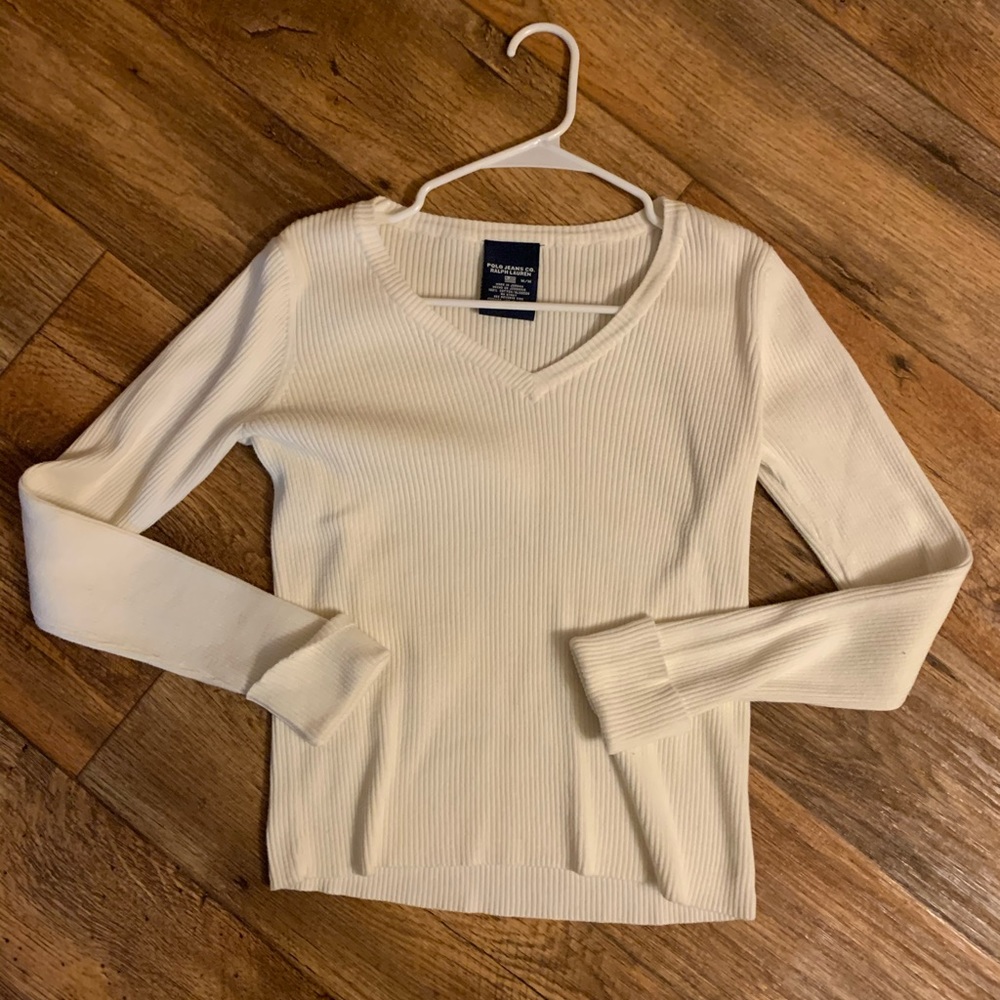 White Ralph Lauren Polo sweater